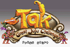 Tak - The Great Juju Challenge Title Screen